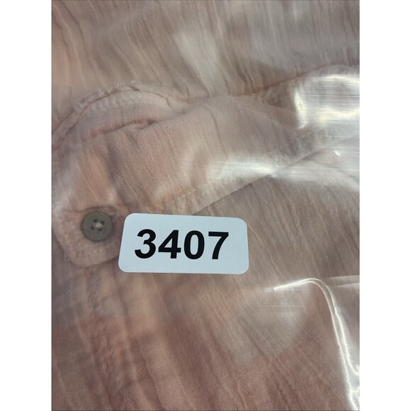 Free People Intimately Sleep Talker Shirt‎ Top oversized aysemmetrical Gauze MD - Picture 11 of 11